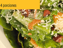 Ensalada de César con Crumble de Casabe